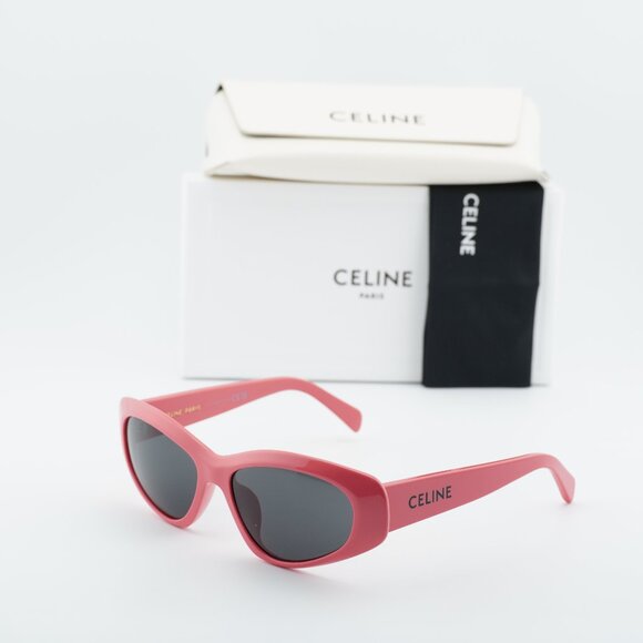 Celine CL40279U 72A Cat Eye Sunglasses - Pink/Grey main image 6
